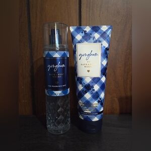 Bath & Body Works Gingham Fragrance Mist and Body Cream